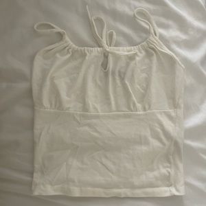 Brandy melville jennifer tank in white